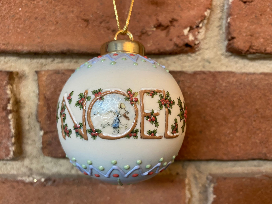 Noel Porcelain Ornament