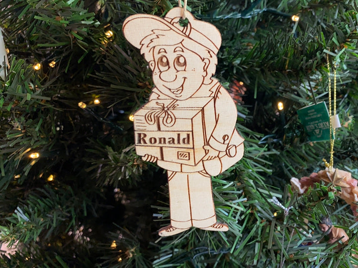 Mail Man - Postal Worker - Mail Carrier, handcrafted Christmas gift, Grande Place, Lancaster County PA