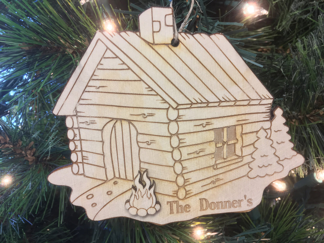 Log Cabin, handcrafted Christmas gift, Grande Place, Lancaster County PA