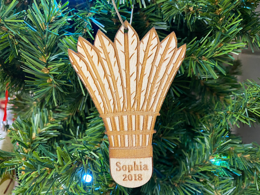 Badminton Shuttlecock, handcrafted Christmas gift, Grande Place, Lancaster County PA