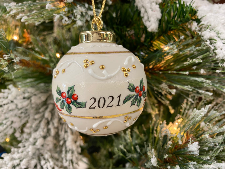First Christmas as Mr. &amp; Mrs. 2021 Porcelain Ornament
