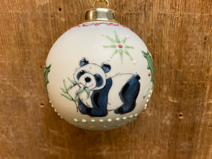 Panda Porcelain Ornament