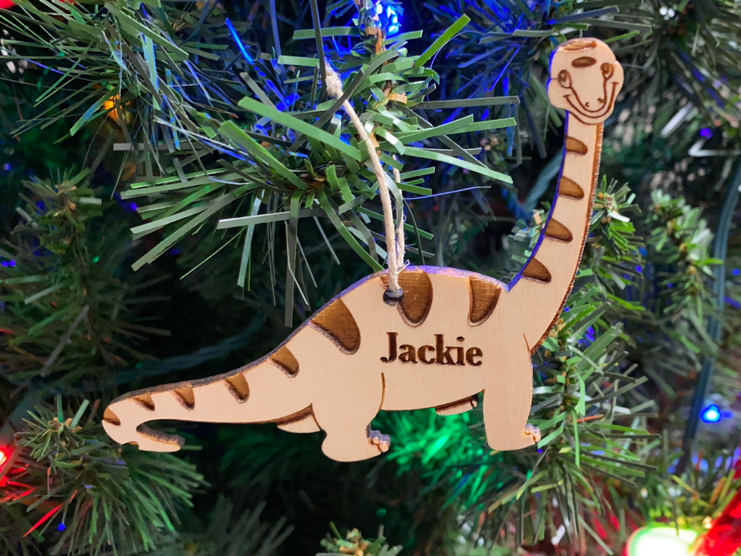 Brontosaurus, handcrafted Christmas gift, Grande Place, Lancaster County PA