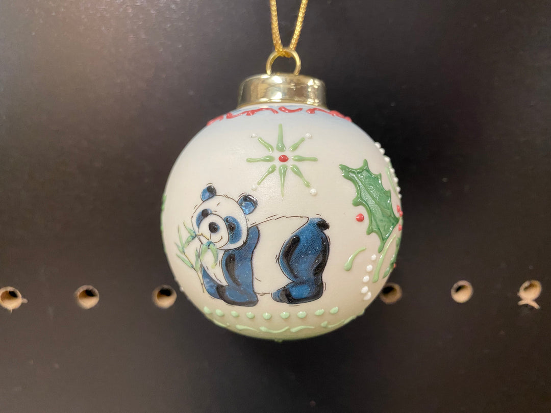 Panda Porcelain Ornament