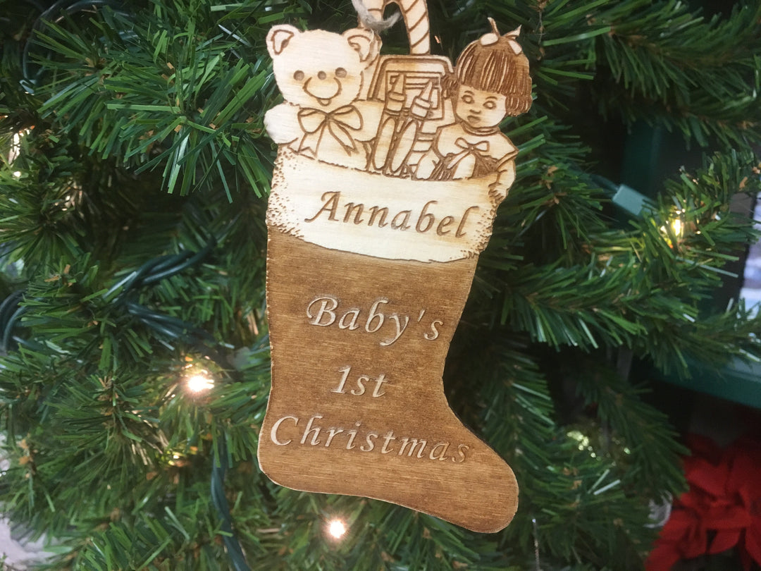 Baby's First Christmas 1, handcrafted Christmas gift, Grande Place, Lancaster County PA