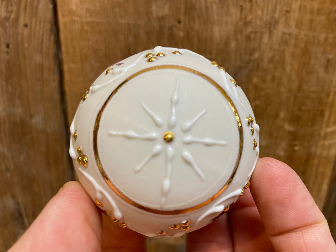 Victorian Music Instruments Porcelain Ornament