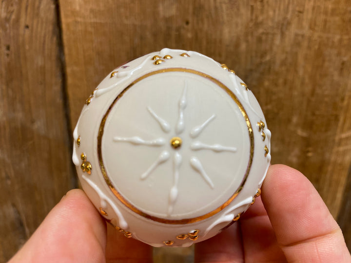 Victorian Music Instruments Porcelain Ornament