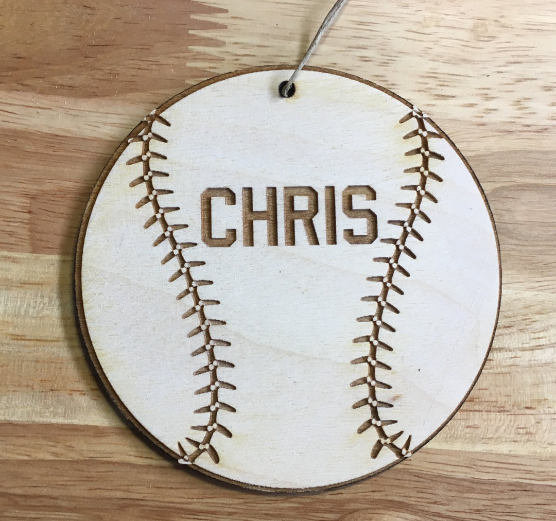Baseball, handcrafted Christmas gift, Grande Place, Lancaster County PA