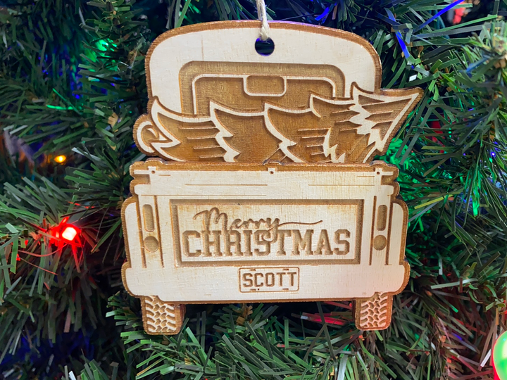 Vintage Pickup Truck Gift Card Holder