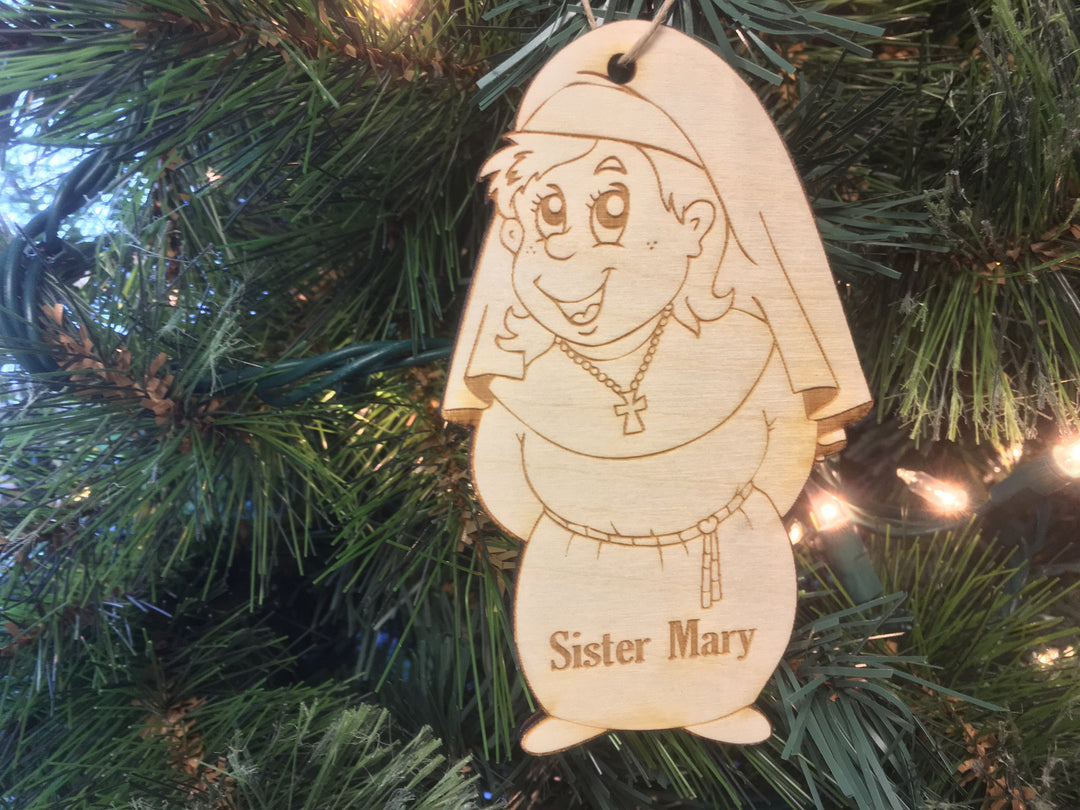 Nun, handcrafted Christmas gift, Grande Place, Lancaster County PA