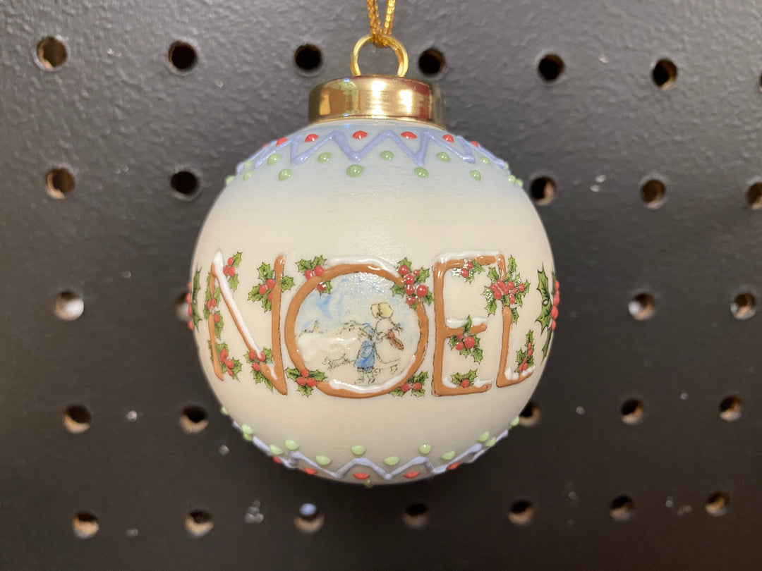 Noel Porcelain Ornament