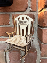 Memorial Rocking Chair